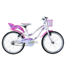 Bicicletta 20" Coppi Bambina 1v Età 6-10 Anni Bianco