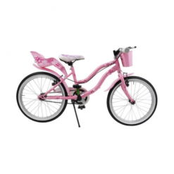 Bicicletta 20" Coppi Bambina 6v Età 6-10 Anni Rosa