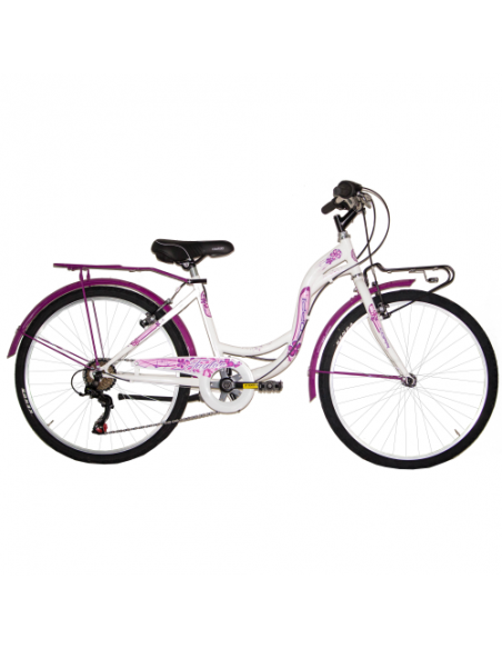 Bicicletta Bambina Coppi TAYLOR 24" 6 Velocità Bianca 1 Bicicletta Bambina Coppi TAYLOR 24" 6 Velocità Bianca