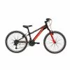 Bicicletta Da Bambino Adriatica Rock 24" 18v Modello Unisex Nero/arancio