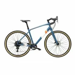 Bicicletta Gravel Adriatica Vanir X1 Blu/arancio Opaco Tg.50