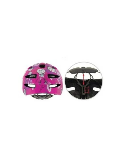 Casco BRN Love Fuxia Per Bambini 2 Casco BRN Love Fuxia Per Bambini - immagine 2