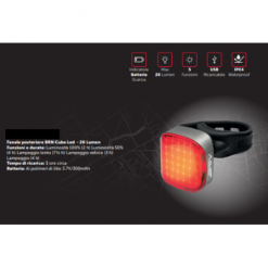 Fanale Posteriore BRN Cube Led – 20 Lumen