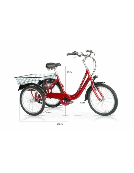 Triciclo Speed Cross 3 Ruote 20" 2 Triciclo Speed Cross 3 Ruote 20" - immagine 2